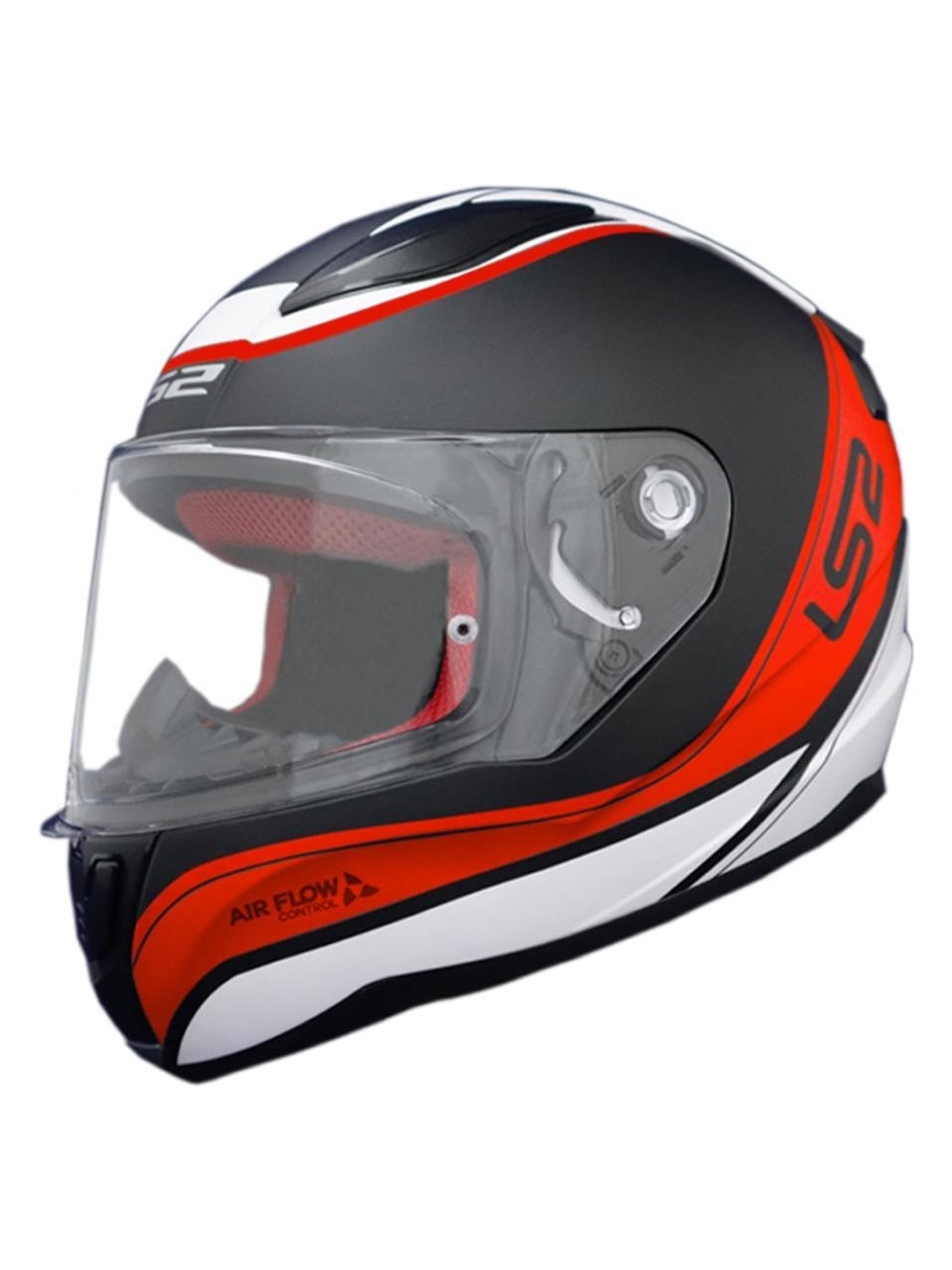 LS2 RAPID DEEPER MAT KIRMIZI SİYAH KASK